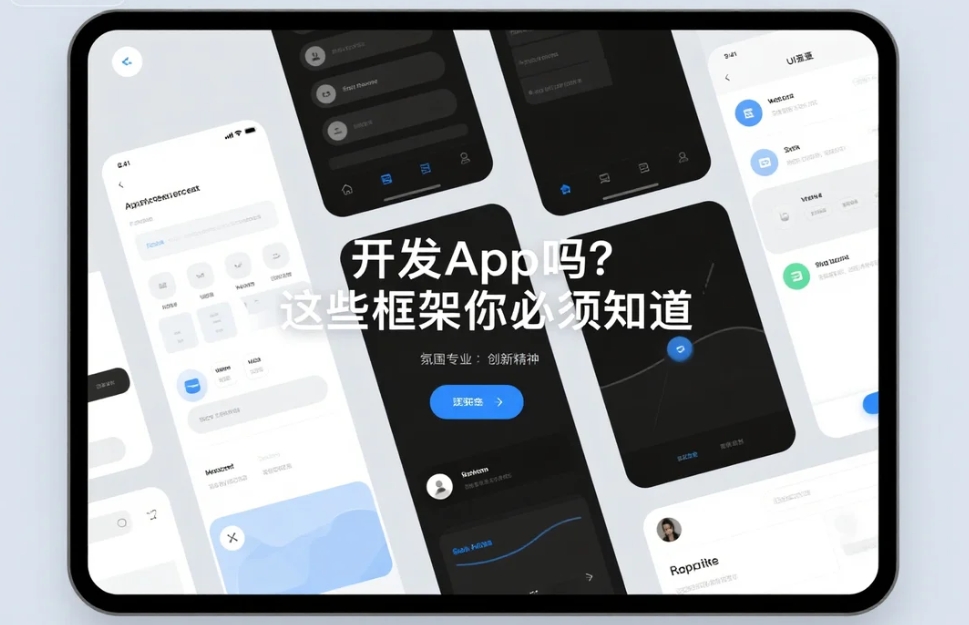 開發(fā)App嗎?這些框架你必須知道!