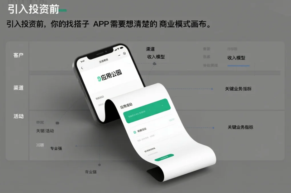 引入投資前,你的找搭子APP需要想清楚的商業模式畫布